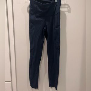 Lululemon Navy Fast and Free Leggings